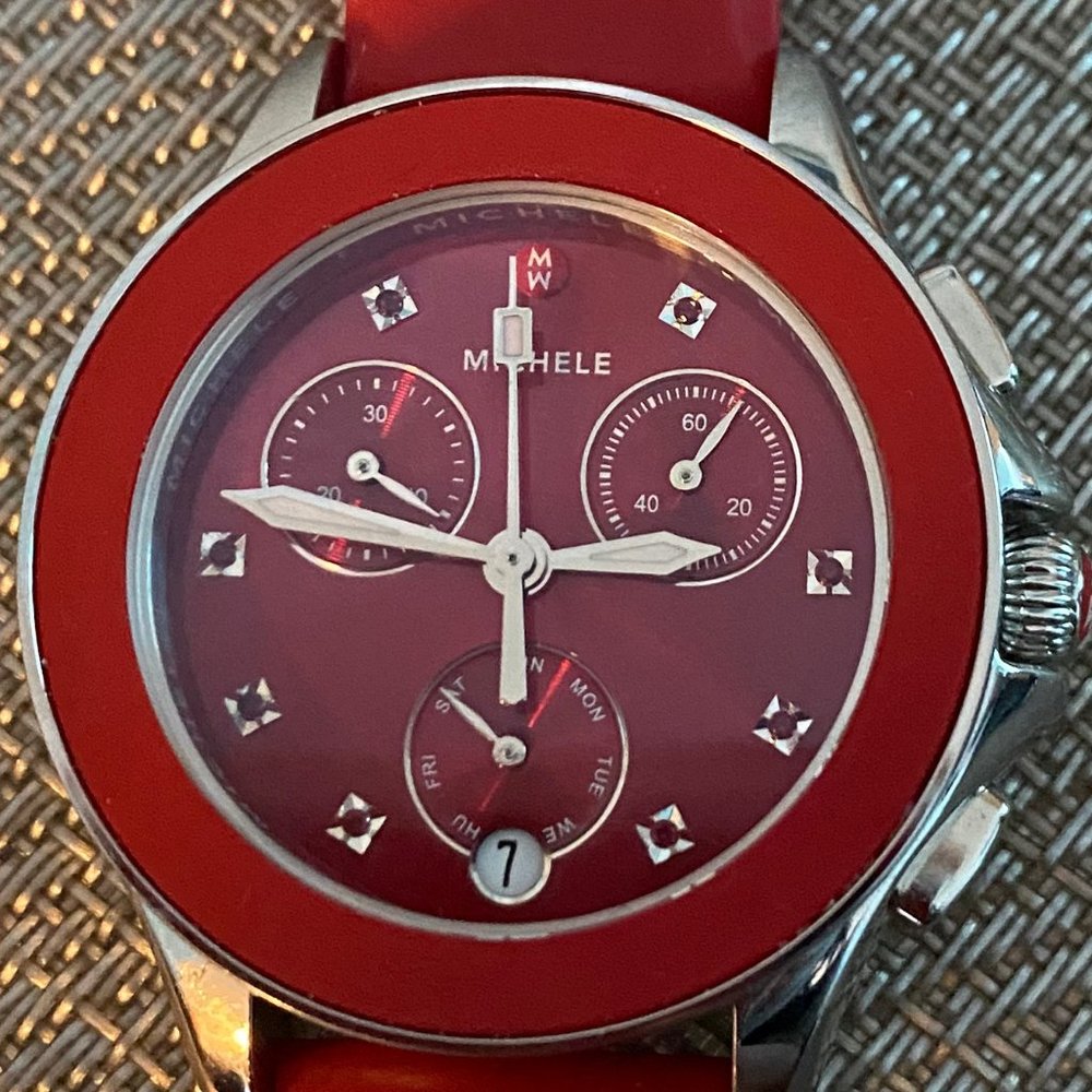 Michelle Cape Watch in Red